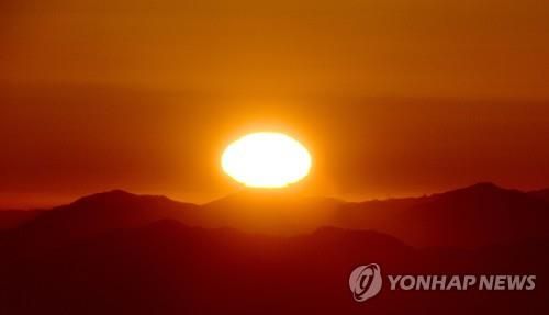 거창 감악산 일출