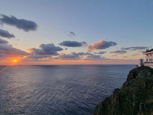 독도서 찍은 새해 첫 일출 사진