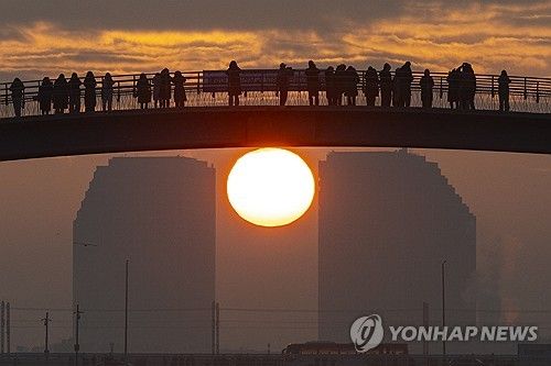 올해 첫 해돋이