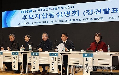 대한의사협회 회장선거 후보자합동설명회