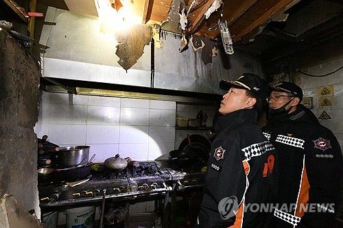 허석곤 소방청장, 분당 복합건물 화재 현장점검