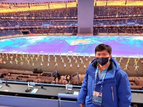 2022 베이징 동계올림픽을 방문한 유승민 체육회장 후보