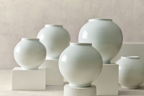 라기환 백자 달항아리