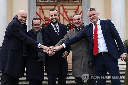 유럽 5개국 국방부 장관·부장관