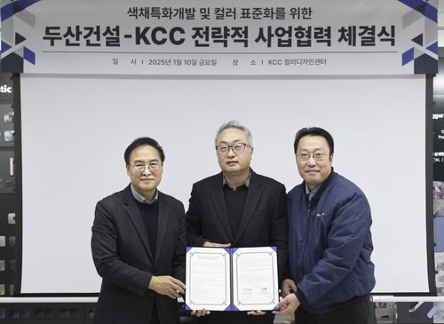 두산건설-KCC 업무협약 체결식