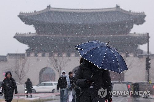 서울에 내리는 눈