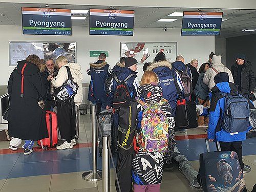北 단체관광 나선 러시아인들