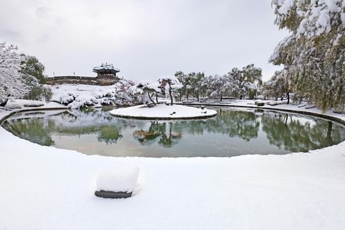 용연과 동북각루 [사진/조보희 기자]