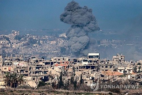 폐허가 된 가자지구