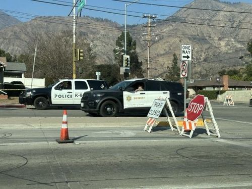 바짝 마른 LA의 산