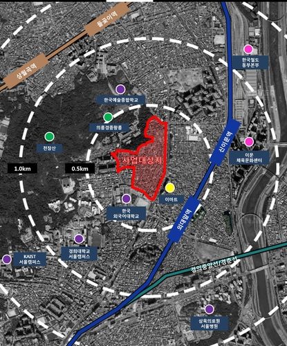 이문1구역 위치도