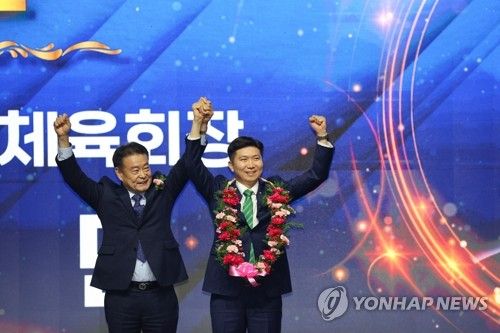 제42대 대한체육회장, 유승민 당선