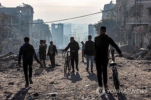 폐허 된 가자지구