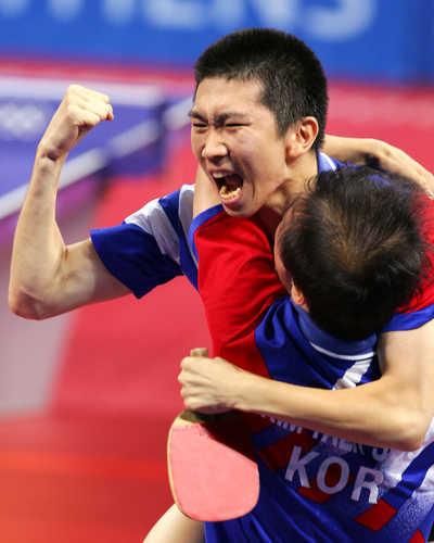 2004 아테네 올림픽 금메달을 딴 유승민