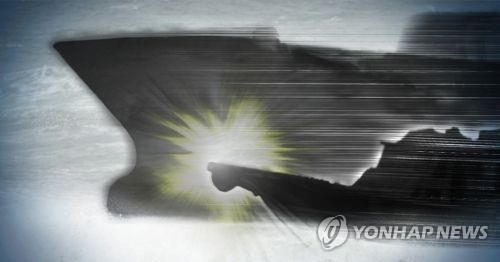 선박 충돌 대형선박-소형선박 (PG)