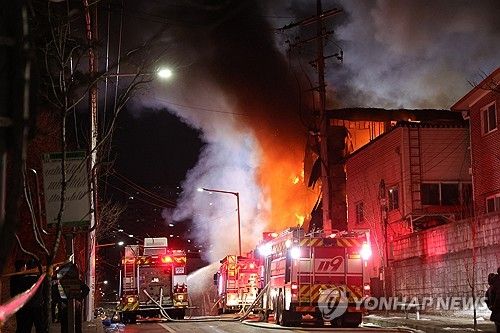 의정부 용현산업단지 공장 화재