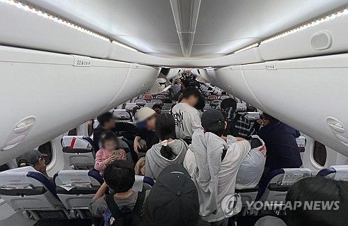 인천행 오키나와발 이스타항공 나하공항으로 회항