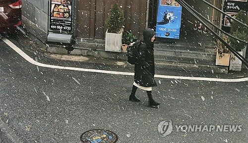 눈 내리는 풍경