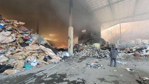 자원순환시설 화재현장