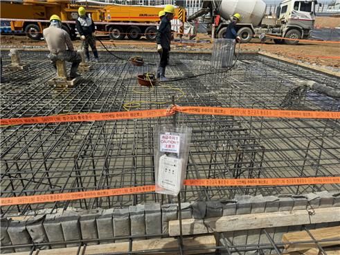 파주 운정신도시 현장에 적용된 온도이력 추종 양생시스템