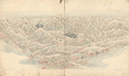금강전경, 정수영(1743~1831), 조선 1799년