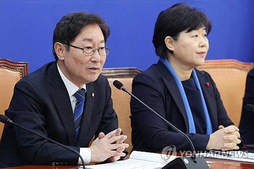 민주당 법사위원 '내란특검법' 간담회