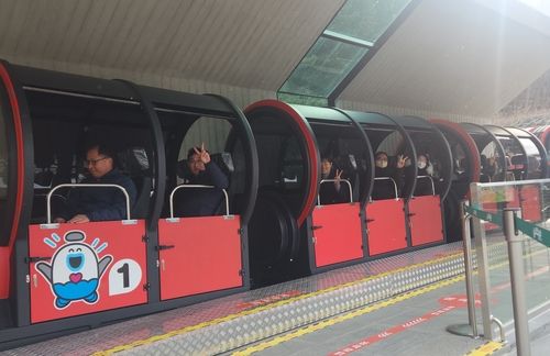 거제 숲소리공원 내 모노레일