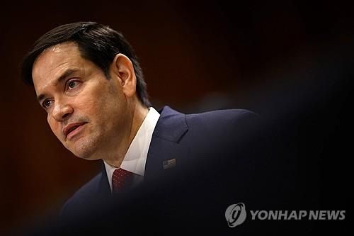 인사청문회 참석한 루비오 미 국무장관 지명자