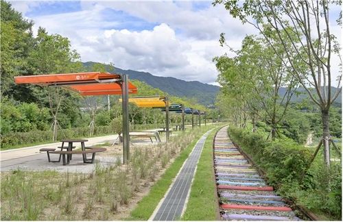 치악산바람길숲 전경