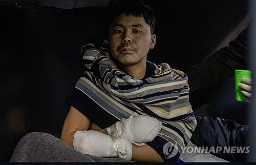 우크라이나군에 생포된 북한군 [젤렌스키 엑스 캡처. 재판매 및 DB 금지]