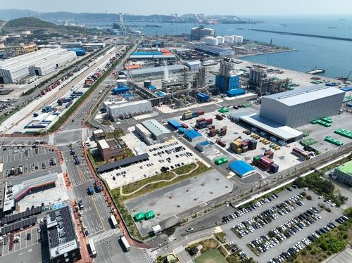 울산 북신항 배후단지 모습