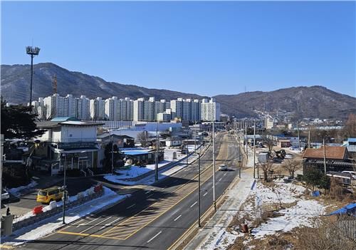 양주 복지리 도시계획도로 준공
