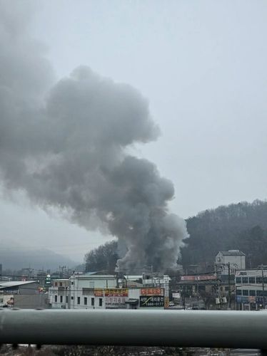 화재로 인한 연기