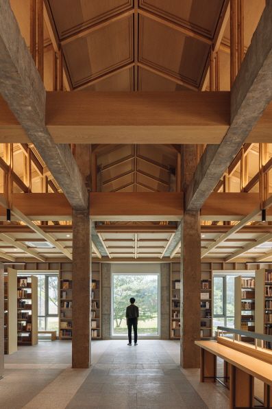 신라천년서고 내부 