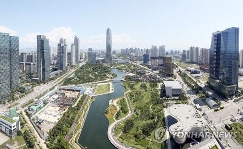 인천 송도국제도시 전경