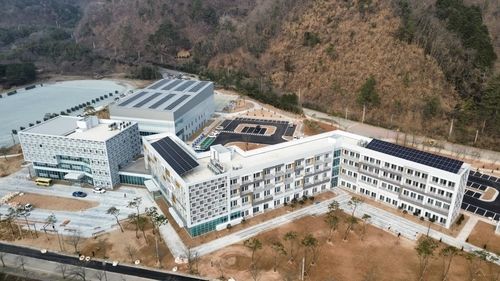 전남 장흥에 위치한 대한민국체육인재개발원 조감도