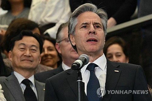 퇴임하는 블링컨 미국 국무장관