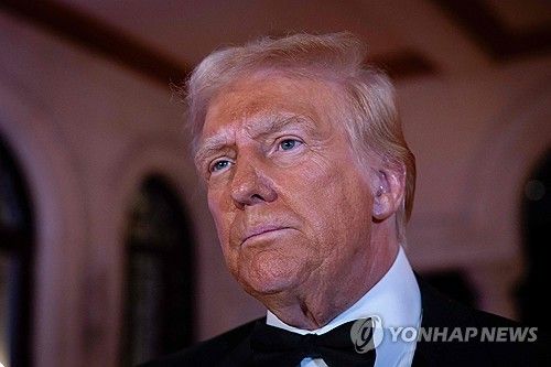 도널드 트럼프 미국 대통령 당선인.