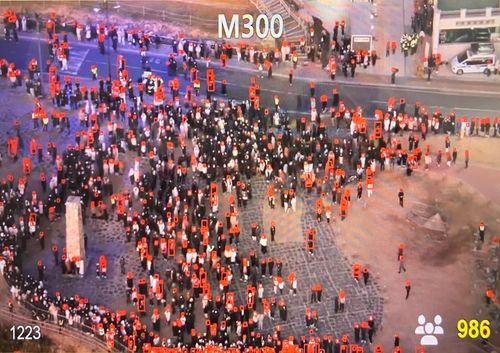 울산 간절곶 해맞이 안전관리 '드론' 역할 톡톡