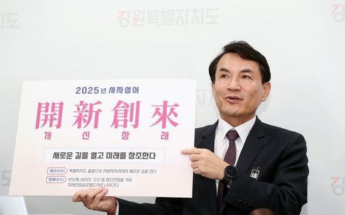 2025년 사자성어 '개신창래'