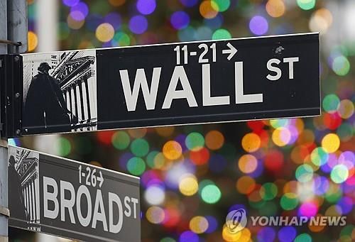뉴욕 월스트리트 도로 팻말