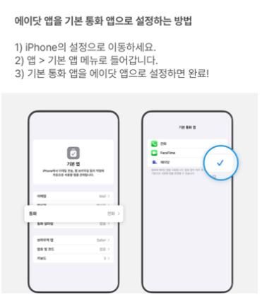 에이닷 기본 통화 앱 설정법