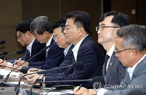 외청장 회의 주재하는 방기선 국무조정실장