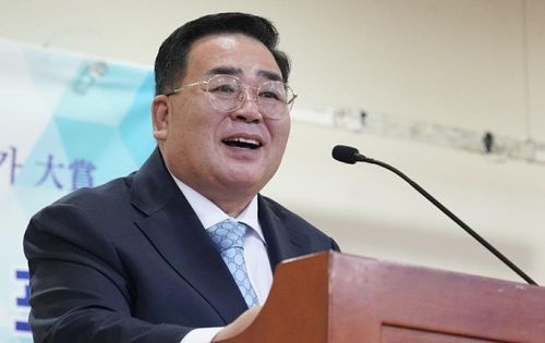 대한레슬링협회장에 출마한 이병흥 후보