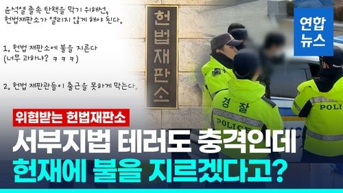 [영상] 헌재 담 넘고 "불 지르자" 위협까지…경찰, 내사 착수 - 2