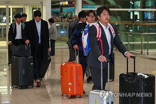 2024년 2차 캠프 떠나는 kt wiz 선수들