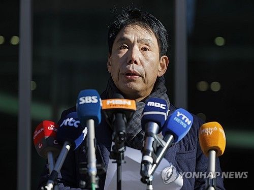 신문선 축구협회장 후보 기자회견