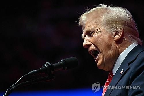 발언하는 도널드 트럼프 미국 대통령 당선인