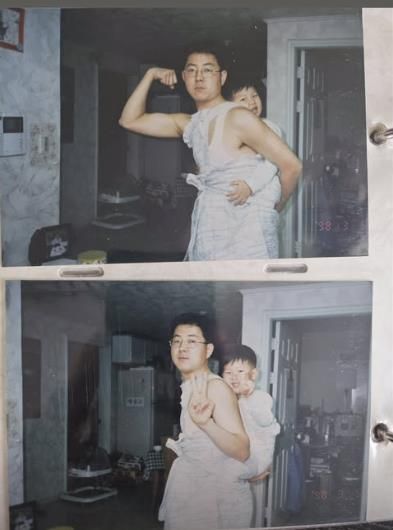 BTS RM의 아버지(왼쪽)