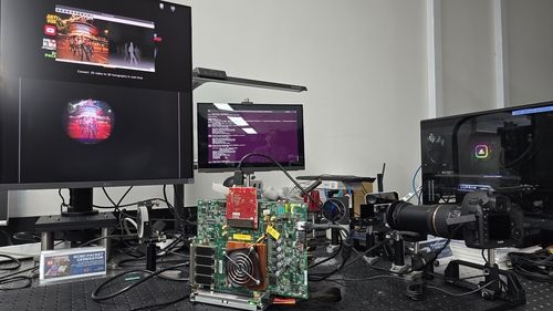 디지털 홀로그래피 프로세서로 출력한 3D 홀로그램